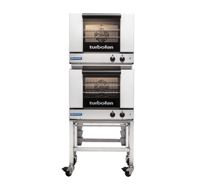 Double Stacked 3 Tray Half Size Manual Electric Convection Oven