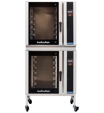 Double Stacked 6 Tray Full Size Touch Electric Convection Oven